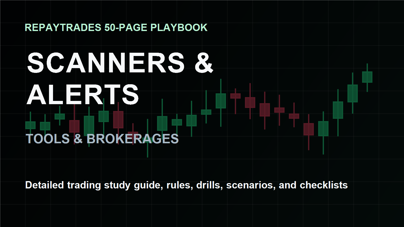 Scanners & Alerts REPAYTRADES Quick Guide cover